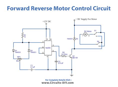 reverse dc motor control circuit