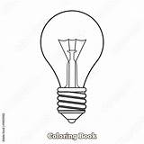Lightbulb Comp sketch template