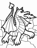Coloring Pages Dragon Dragons Printable Kids sketch template