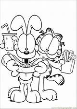 Garfield Coloring Pages Printable Popular sketch template