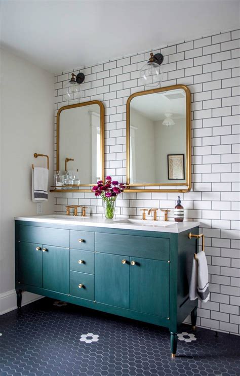 trendy bathroom mirrors hallstrom home