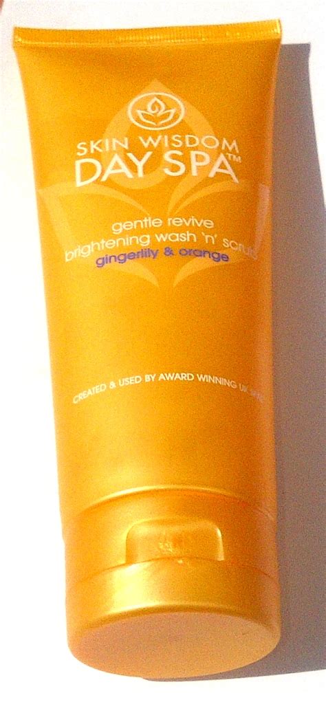 beautyswot skin wisdom day spa gentle revive gingerlily orange wash