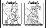 Pirate Fairy Coloring Pages Activity Sheets Print sketch template