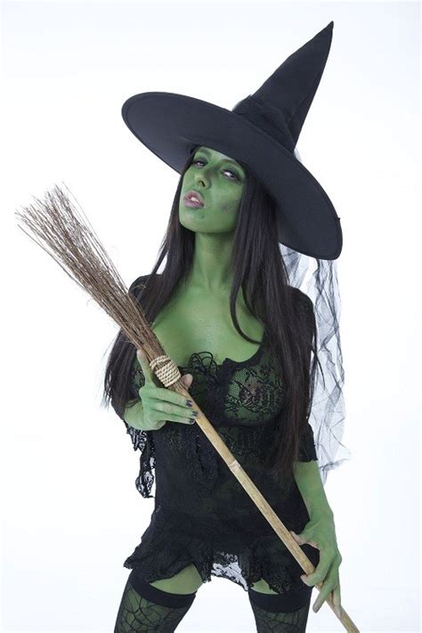 Porn Star As Elphaba Wicked Witch Cosplay Luscious