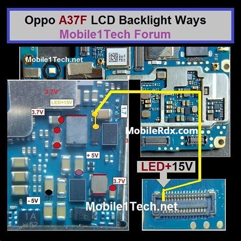oppo  backlight ways display light jumper solution
