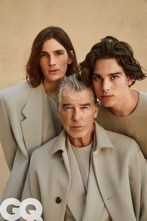 pierce brosnans sons share greatest lesson  learned  dad