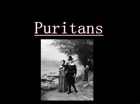 puritans powerpoint    id