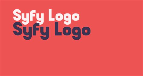 syfy logo  font  font