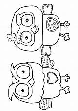 Giggle Hoot Owls Coloringhome Malvorlagen Hiboux sketch template