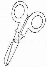 Scissors Coloring Pages sketch template