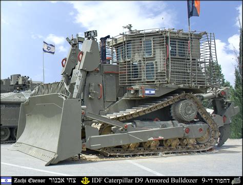 idf caterpillar  armored bulldozer zachi evenor  flickr