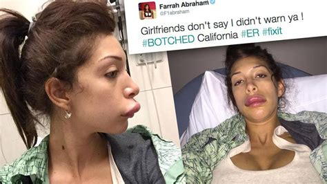 teen mom turned porn star farrah abraham tweets botched