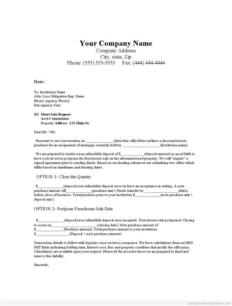 foreclosure letter template samples letter template collection