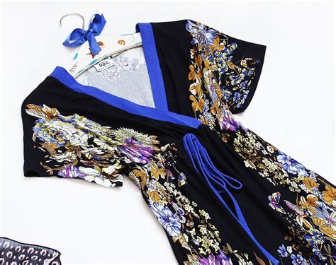 bonprix sukienka boho floral kwiat kimono   oficjalne archiwum allegro