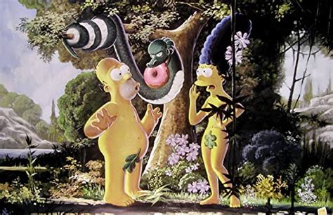 Empire 16249 Simpsons Adam And Eve Comic Film Poster 91 5 Cm X 61 Cm