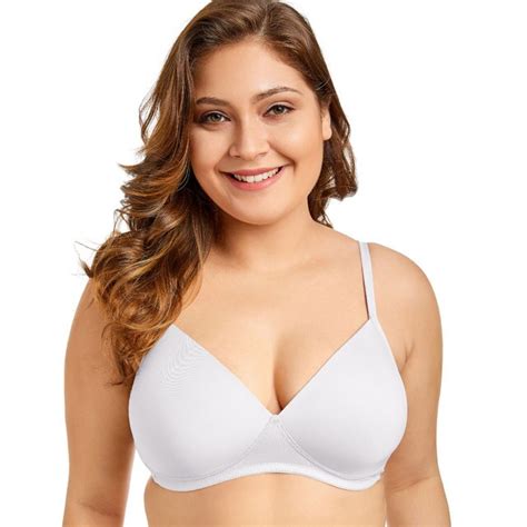 delimira women s smooth sexy full coverage wire free lightly padded