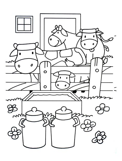 farm printable coloring pages