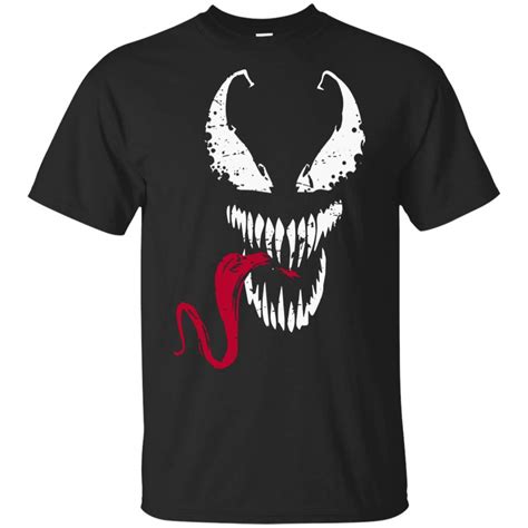 S Venom Face Black T Shirt 2018 Movie Teevimy