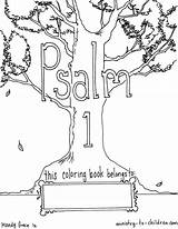 Psalm Coloring Pages Sheets Bible Book Psalms Children Sunday Kids Printable Colouring Word Color School Ministry Print Cover Lessons Pdf sketch template