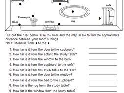 map scale worksheets teaching resources