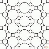 Tessellation Tessellations Sheets Hexagon Colorare Dodecagon Quadrat Escher Mosaico Quadrati Pegasus Supercoloring Ausmalbilder Quadrato Esagoni Teselado Disegno Erwachsene Cuadrados Mandala sketch template