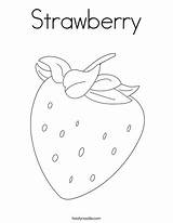 Coloring Strawberry Berry Sweet Farm Pages La Fruit Print Rouge Est Fraise Twistynoodle Noodle Tracing Favorites Login Add Ll Built sketch template