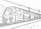 Színez Nyomtatható Tgv Trenes Colouring поезда рисовать sketch template