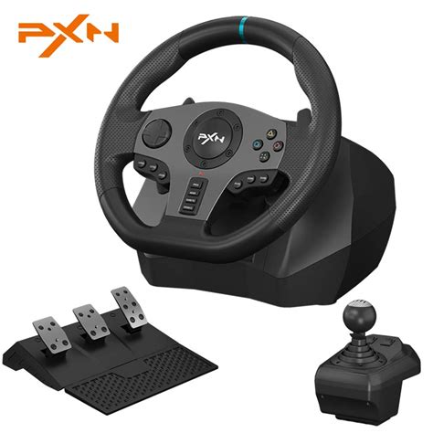 buy pxn  gaming steering wheels driving sim racing wheelpc game steering wheel