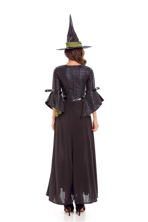 Long Black Manufacturers China Witch Halloween Costume
