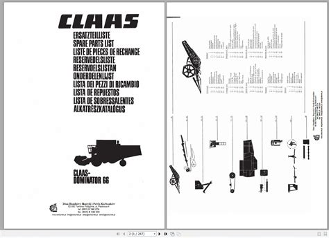 claas agricutural tractor parts catalog dvd