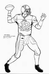 Brady Tom Coloring Pages Patriots Printable Quarterback Kids Drawing Football Sheets Print Patriot Color Coloringhome Bengals England Adults Getdrawings 2008 sketch template