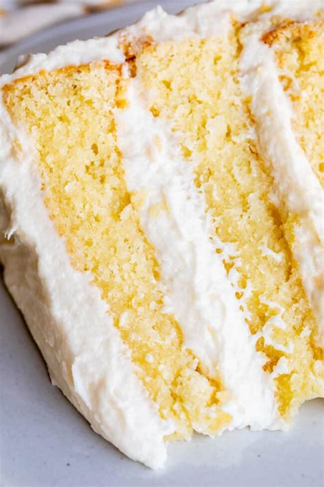 homemade white cake recipe  food charlatan