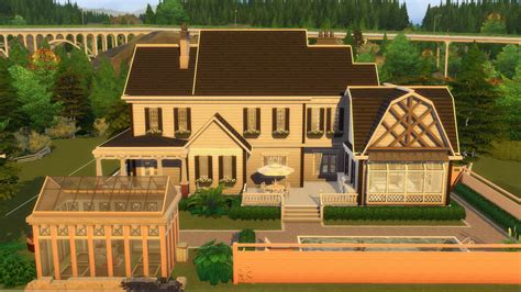 country familiar house  plumbobkingdom  mod  sims  sims  updates