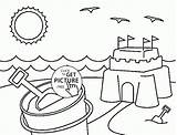 Summer Drawing Kids Season Sun Coloring Getdrawings Pages Bright sketch template