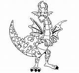 Dragon Happy Coloring Coloringcrew sketch template