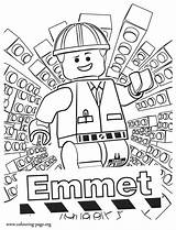 Lego Coloring Pages Emmet Movie Colouring Print Sheets Printable Color Emmett Kids Board Store Book Pieces Printables Popular Kleurplaat Fun sketch template