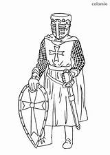 Colomio Shields Sword Develop Crusader sketch template