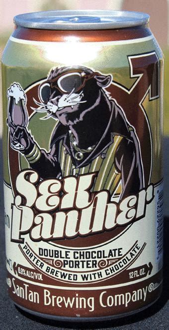 sex panther beer with chocolate flavor 355ml double chocolate por