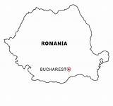 Rumania Cartine Bandera Nazioni Rumanía Landkarten Geografie Recortar Pegar Colorearrr Agencia Malvorlage sketch template