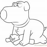 Griffin Brian Coloring Pages Bear sketch template
