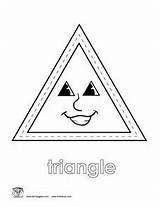 Triangle Sheet Coloring Worksheet sketch template