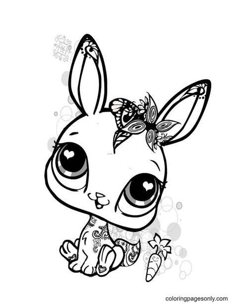 baby easter bunny coloring pages
