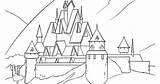 Frozen Castle Arendelle Coloring Print sketch template