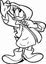 Duck Coloring Pages Raincoat Daisy Donald Dress Disney Wecoloringpage Book Printable Coloriage Mickey Info Getcolorings Color Print Boys Easy sketch template
