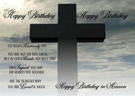 Birthday Card For Loved One In Heaven Waterproof For Any