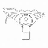 Mask Tracheostomy Rtg Ped sketch template