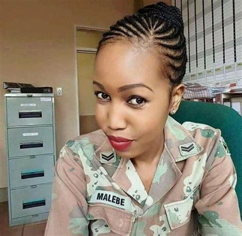 mzansi s hottest female soldier stirs up social media see picture makuhwa