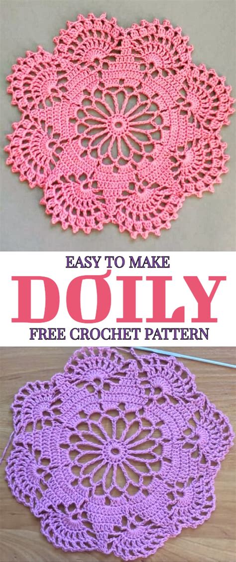 printable easy crochet doily patterns