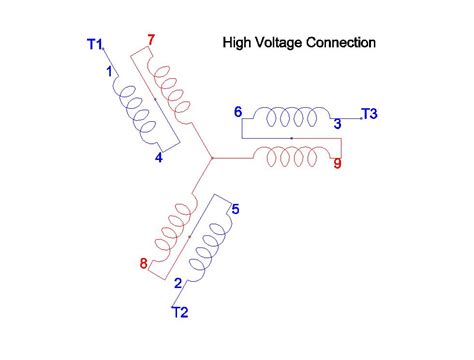 high voltage  voltage motor wiring diagram delta connection phase diagram wye wiring