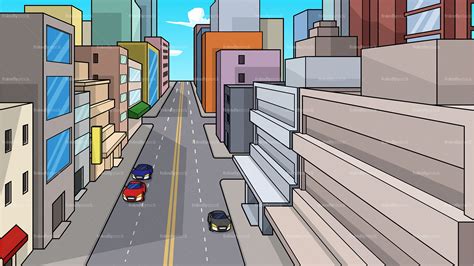 modern city background cartoon clipart vector friendlystock